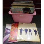 Collection of vinyl LPs, to include: The Beatles 'Help', Cream 'Disraeli Gears', Elvis' 'Golden