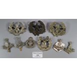 Collection of Assorted British military cap badges, mainly Infantry. (B.P. 21% + VAT)