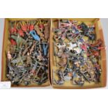 Collection of lead and other painted soldiers, horses, military planes etc. (B.P. 21% + VAT)