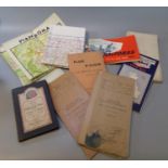 Box of assorted maps including: 'Scotland the Forth & Tay, Royal Airforce Edition, sheet 3',