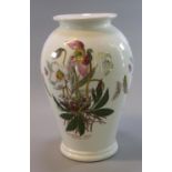 Portmeirion pottery 'Botanic Garden' baluster vase. 26cm high approx. (B.P. 21% + VAT)
