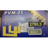Boxed PVM-21 chronograph with user manual etc. (B.P. 21% + VAT) Not tested if working. PVM - 21 (