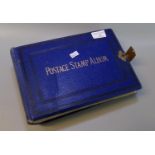 All World collection of stamps in blue 'Lincoln' album oblong edition with metal clasp. Many 100s of