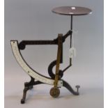 Vintage cast metal 'pendulum balance' postal scales. (B.P. 21% + VAT)