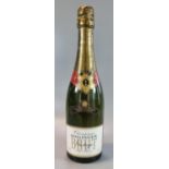 Bottle of Bollinger Extra Vintage Brut champagne, Ay-France 1973, with label 'By Appointment to