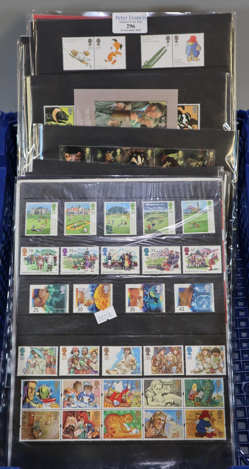 Great Britain collection of Royal Mail stamp year packs, complete, 1994 to 2010 period. (B.P.