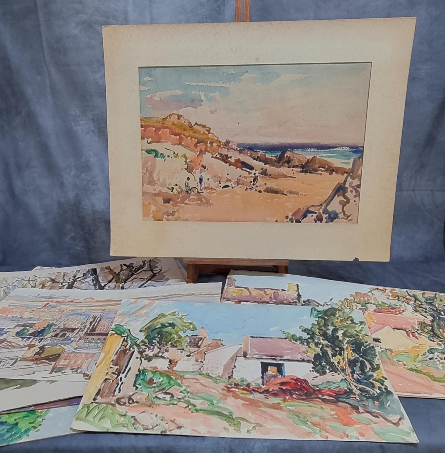 Will Evans (Welsh 1888-1957), a group of assorted watercolours to include: still life studies,