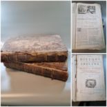 Antiquarian books: 'The History of England', Mr. Rapin de Thoyras, Second Edition, printed 1733