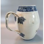 Late 18th/early 19th century Chinese export porcelain Famille Rose decorated barrel shaped jug