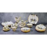 Fifty eight piece Shelley 'Tall Trees' tea service, to include: cups, saucers, side plates, bowls,