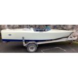 1960's/70's 'Delta' aluminium two seater power boat fitted with a Lotus twin cam four cylinder