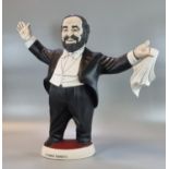 John Hughes Welsh Grogg of Luciano Pavarotti, Limited Edition of 500, this is No. 81. Purchased date