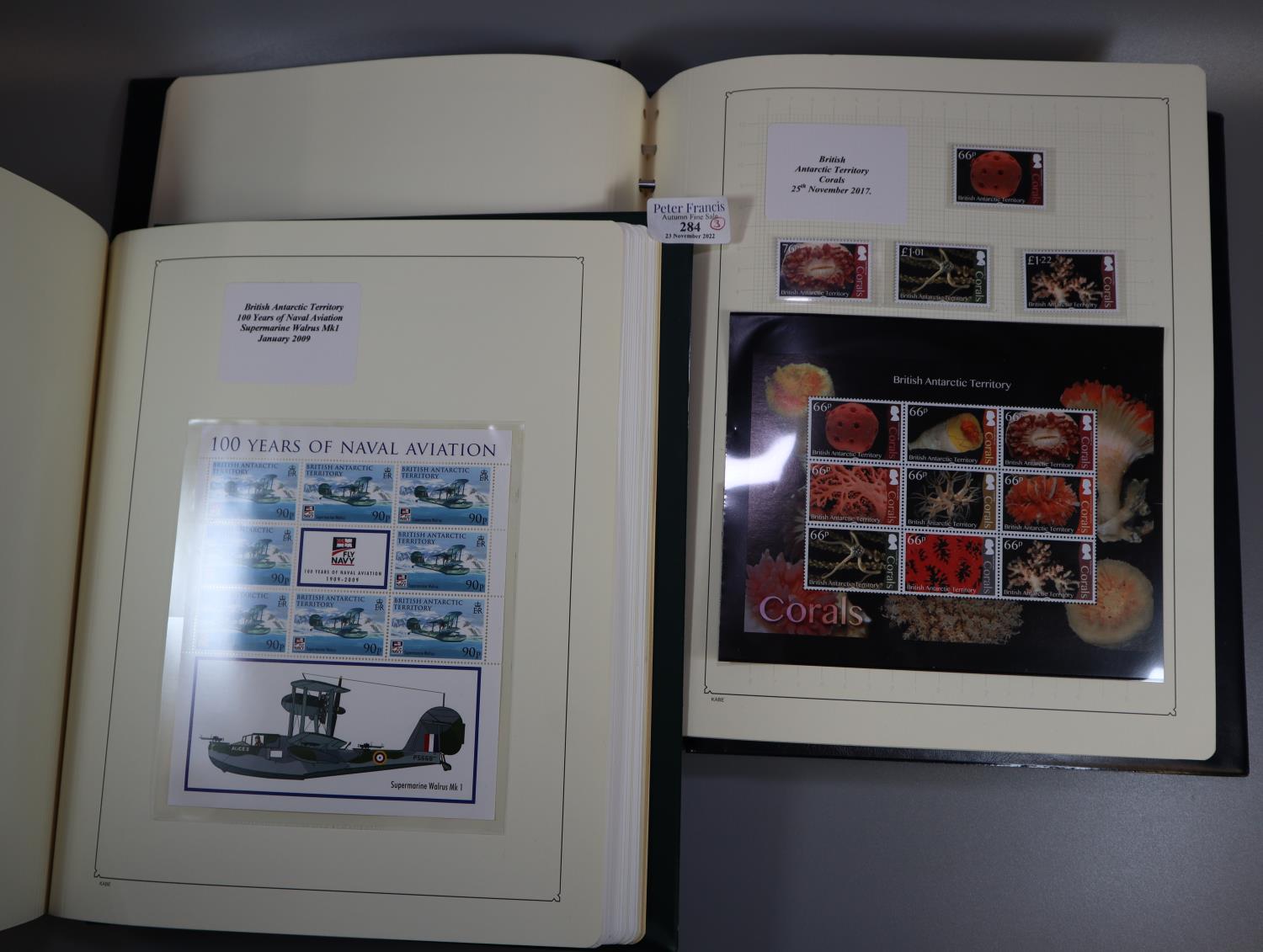 Australian Antarctic Territory and British Antarctic Territory collection of u/m mint sets and