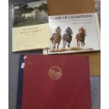 Three books, some may be first editions: 'The British Thoroughbred 1700-1850' by the Ariel Press