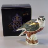 Royal Crown Derby fine bone china paperweight 'Hobby', limited edition of 500, with gold stopper and