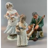 Royal Doulton bone china figurine 'The Master' HN2325, together with a Royal Copenhagen porcelain