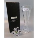 Waterford crystal Shamrock hand cooler, in original box. Together with a John Rocha at Waterford