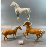 Three Beswick horses, one marked 'Welsh M' (3) (B.P. 21% + VAT)
