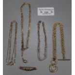 Quantity of assorted gold chains etc. 20g approx. Mostly marked 375. (B.P. 21% + VAT)