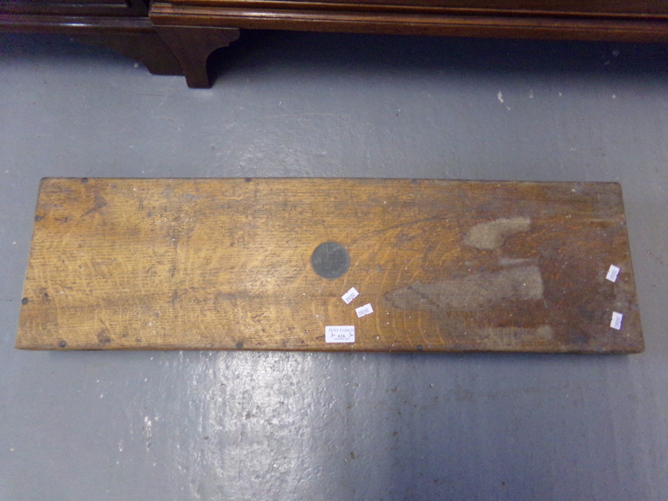 19th century oak cased 'Oak Gun Motoring' case with label for 'Balisher & Terry' with exemption - Image 3 of 5