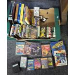 Collection of vintage Commodore 64 games, mainly in original cases, to include: Psytron, Outrun,