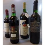 Collection of assorted wines to include: 'Chateau Jacquet de la Grave Bordeaux 1992', 'Overgaauw'