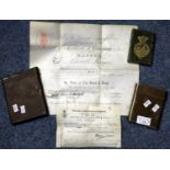 Merchant Navy-19th century certificate of competency as Master Edward Morgans, by order of the Board