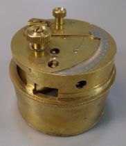 Reproduction brass cylindrical sextant with outer cover. (B.P. 21% + VAT)