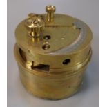 Reproduction brass cylindrical sextant with outer cover. (B.P. 21% + VAT)