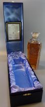 Glamis Castle 90 Scotch whisky in decanter and presentation box. (B.P. 21% + VAT)