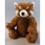 Modern Steiff growling red panda 'Ted' Ltd Edition bear. (B.P. 21% + VAT)