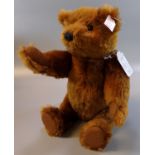 Modern Steiff teddy bear, 'The Artist's Bear', dark brown, 27cm approx. in original box. (B.P. 21% +