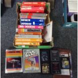 Collection of vintage Atari 2600 games, to include: Demon Attack, Cosmic Ark, Starwars the Empire
