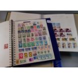 All world stamp collection in three albums and file. Many 100s of stamps. (B.P. 21% + VAT)