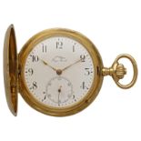 BEYER, ZÜRICH (IWC) Taschenuhr Taschenuhr 1. ére Classe Savonette von ca. 1910, in Gelbgold 18K