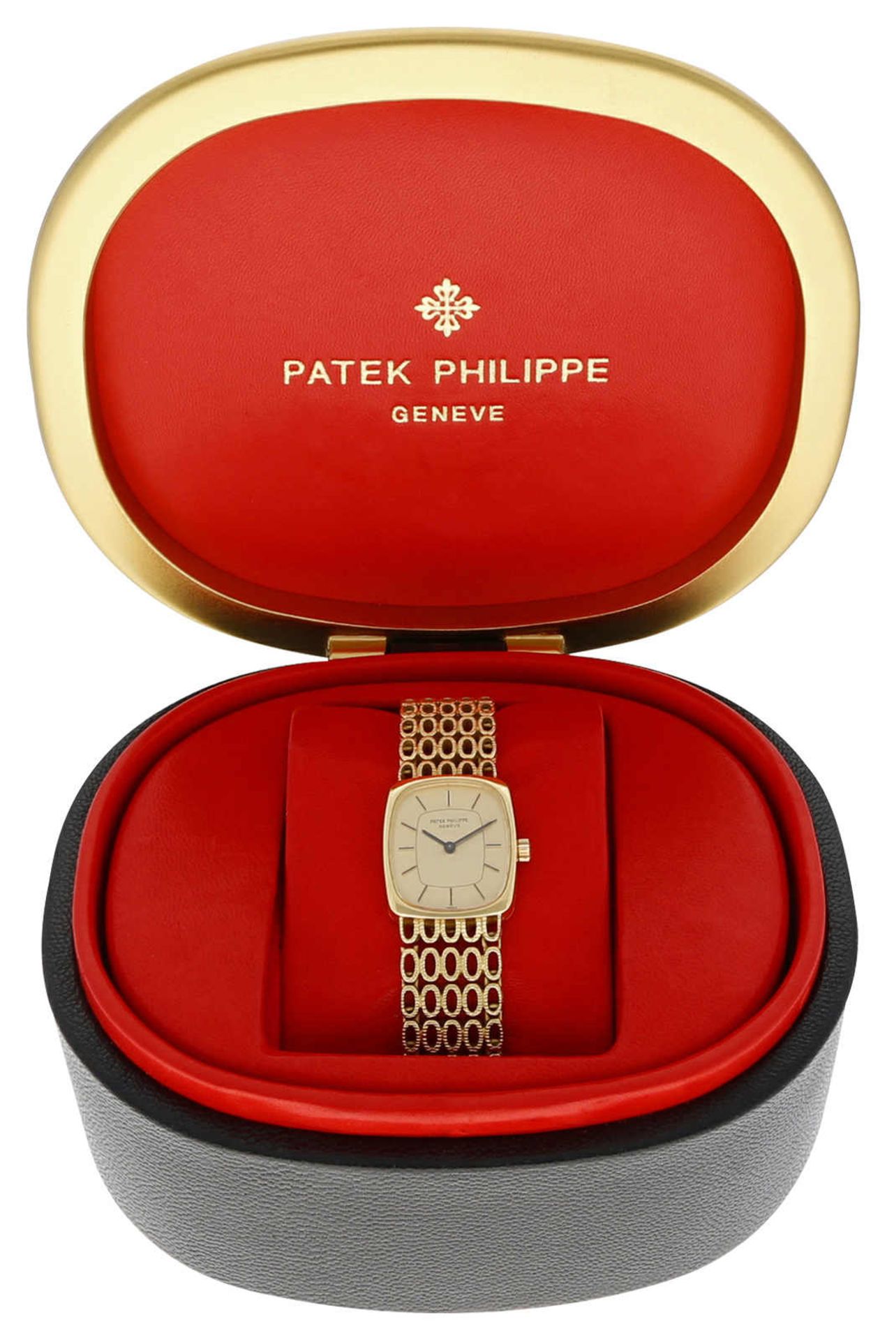 PATEK PHILIPPE Damenarmbanduhr Edles Modell in Gelbgold 18K mit Saphirglas und Lünette in Gelbgold - Bild 3 aus 4