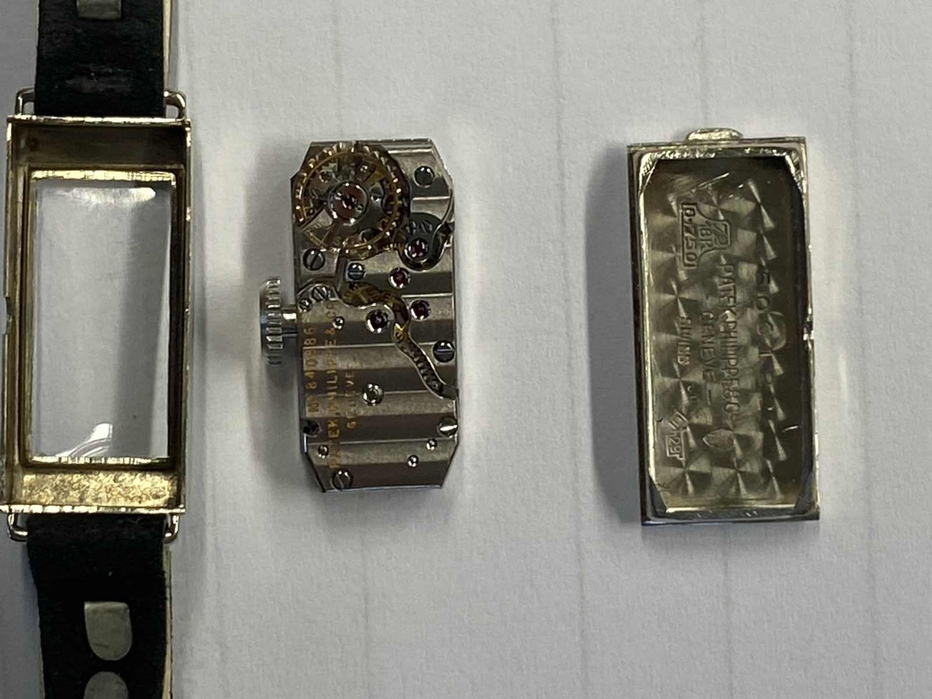 (*) PATEK PHILIPPE Damenarmbanduhr Sehr seltene Patek Philippe Art Déco Uhr aus dem Jahr 1938 in - Bild 4 aus 8