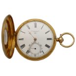 BARRAUD & LUND Taschenuhr London Antike 3/4 Savonette Taschenuhr in Gelbgold 18K mit Lünette in