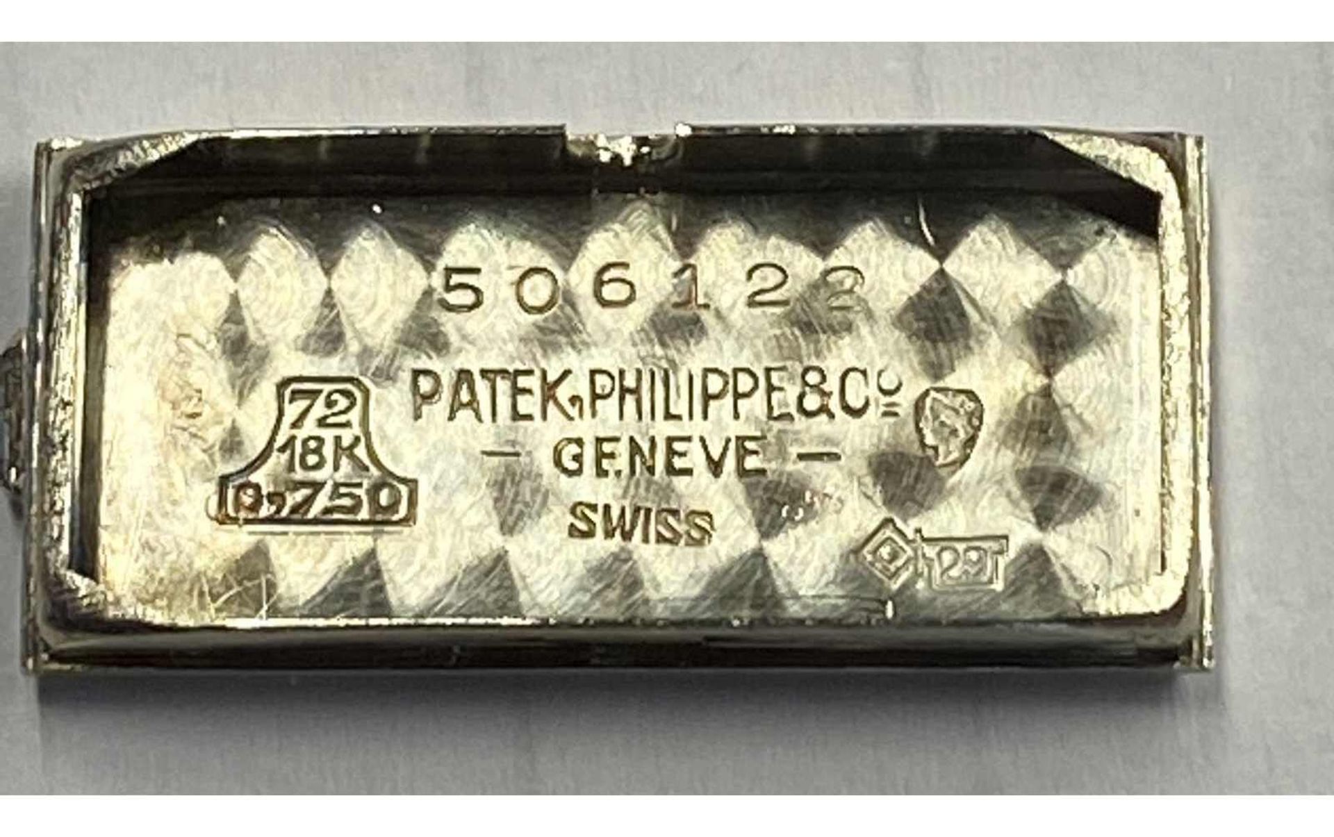 (*) PATEK PHILIPPE Damenarmbanduhr Sehr seltene Patek Philippe Art Déco Uhr aus dem Jahr 1938 in - Bild 6 aus 8