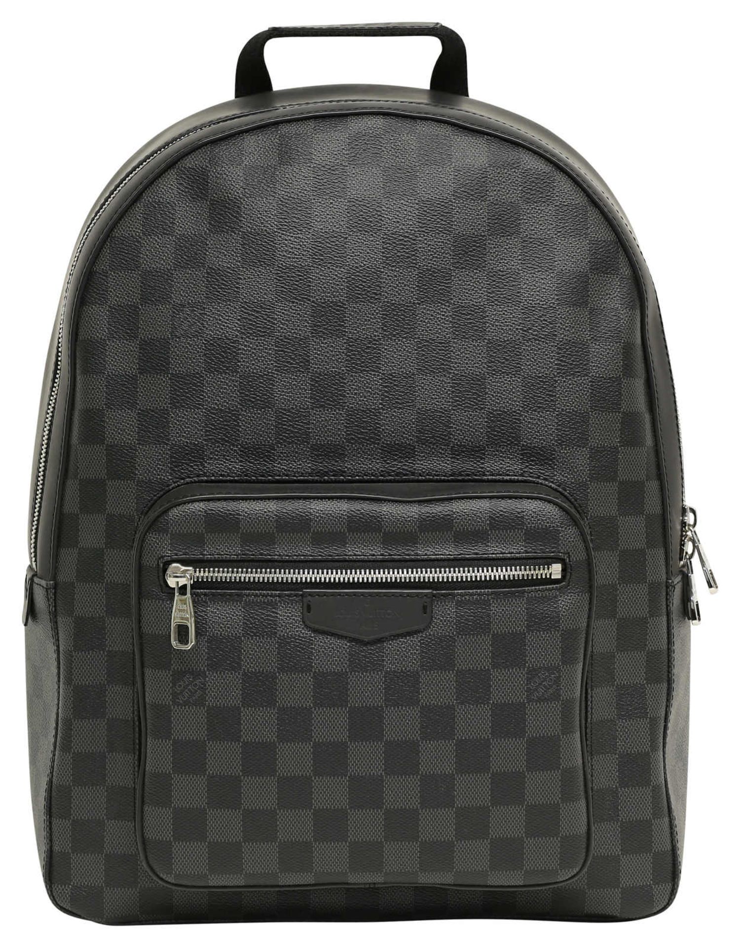 (*) LOUIS VUITTON Rucksack Louis Vuitton Josh N 41473 in grau/schwarzem Kanvas Damier. Der neue Josh