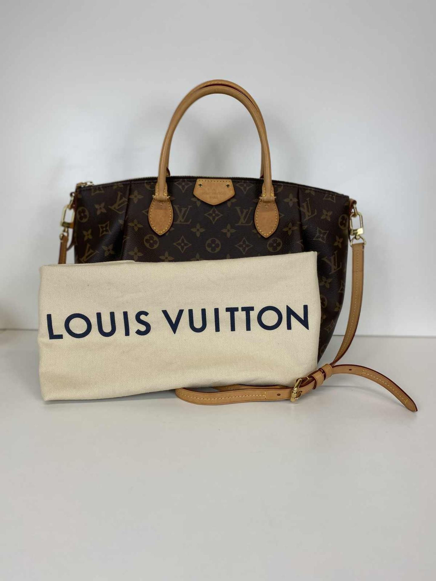 LOUIS VUITTON Handtasche Modell Turenne, Monogram Canvas braun. Geräumige Henkeltasche mit - Bild 2 aus 6