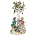 (*) Porzellanfigur, Meissen, 1. Wahl, um 1900, Johann Joachim Kaendler, Modell-Jahr 1760. Vier