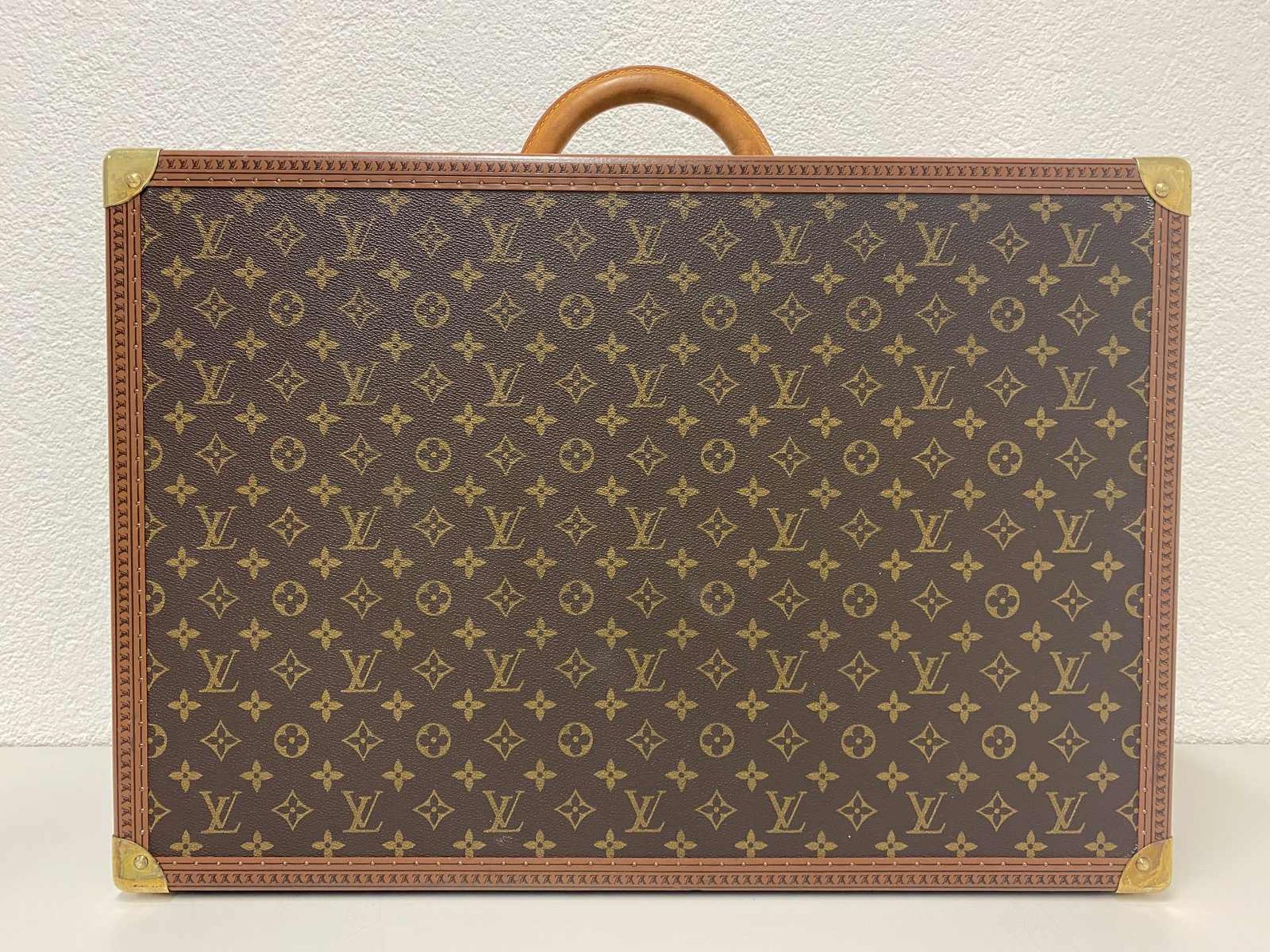 LOUIS VUITTON Koffer Alzer Hartkoffer Alzer 60 aus beschichtetem Canvas mit Monogram in Braun mit - Bild 2 aus 4