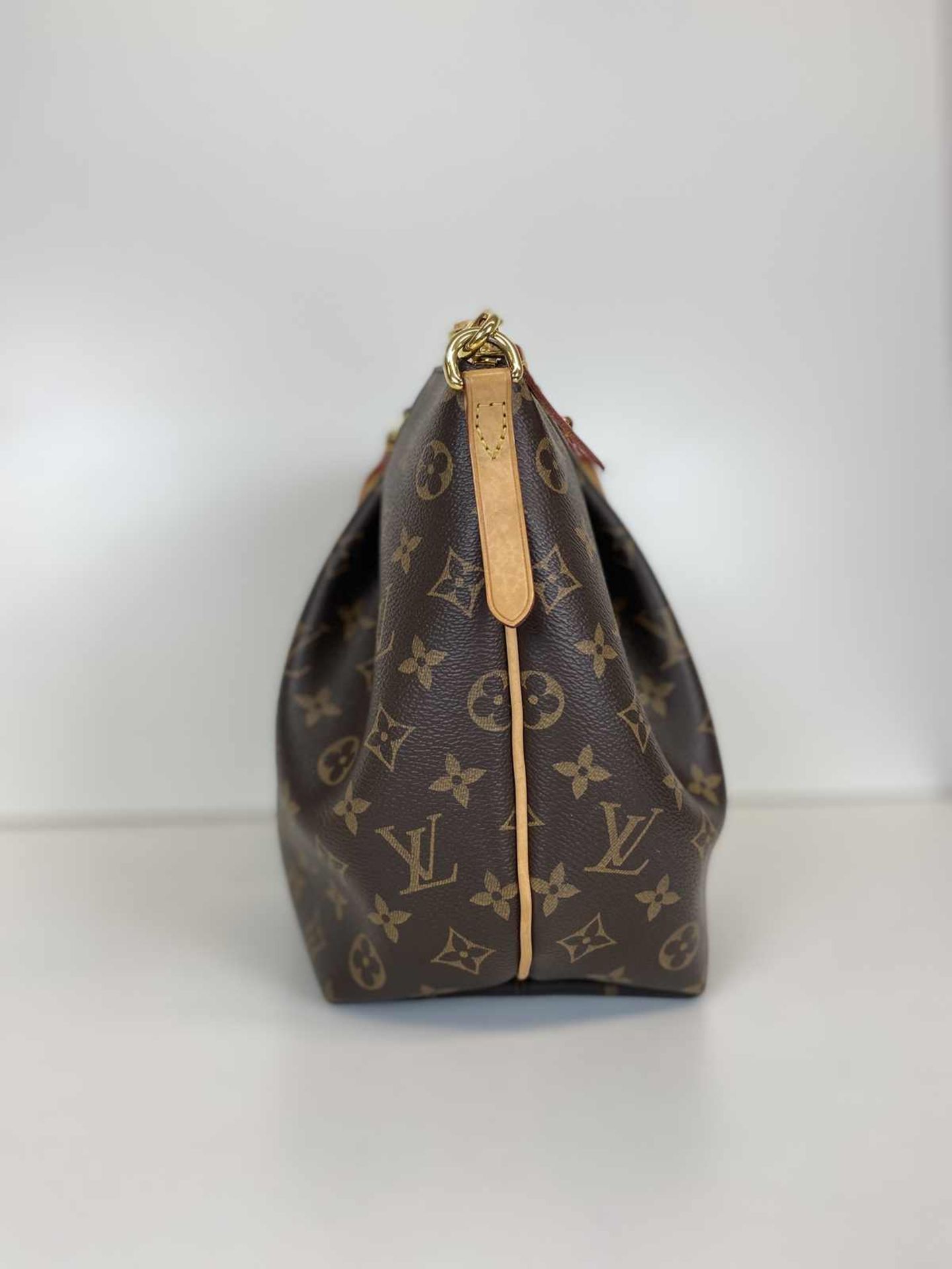 LOUIS VUITTON Handtasche Modell Turenne, Monogram Canvas braun. Geräumige Henkeltasche mit - Bild 3 aus 6