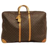 (*) LOUIS VUITTON KOFFER Klassischer, weicher Sirius 70 Koffer M41400. Monogram Canvas braun,