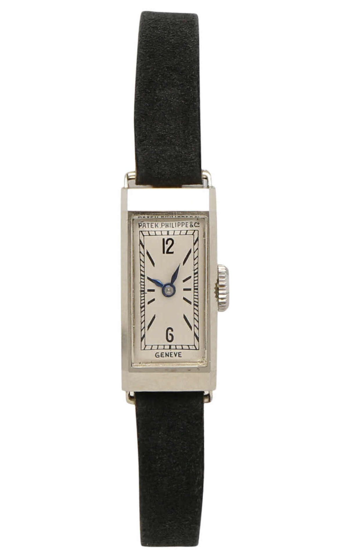 (*) PATEK PHILIPPE Damenarmbanduhr Sehr seltene Patek Philippe Art Déco Uhr aus dem Jahr 1938 in