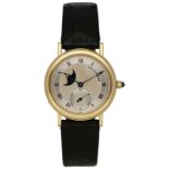 BREGUET Damenarmbanduhr Breguet Classique Gelbgold 18K mit Mondphase, kleiner Sekunde und