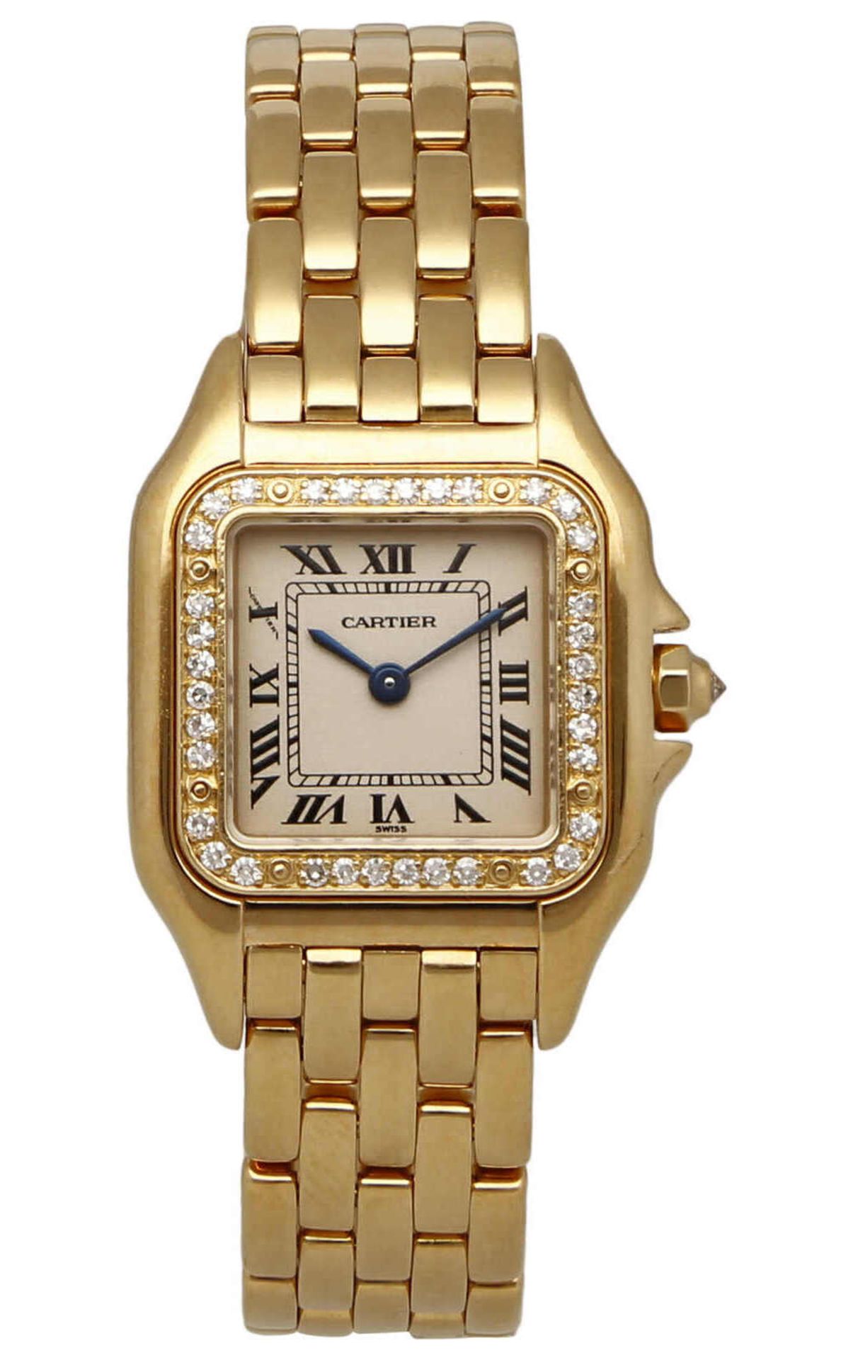 CARTIER Damenarmbanduhr Cartier Panthère in Gelbgold 18K Lünette in Gelbgold 18K und 36 Brillanten