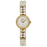 CHOPARD Damenarmbanduhr Chopard Uhr in Gelbgold 18K mit Lünette in Gelbgold 18K sowie Perlenband mit