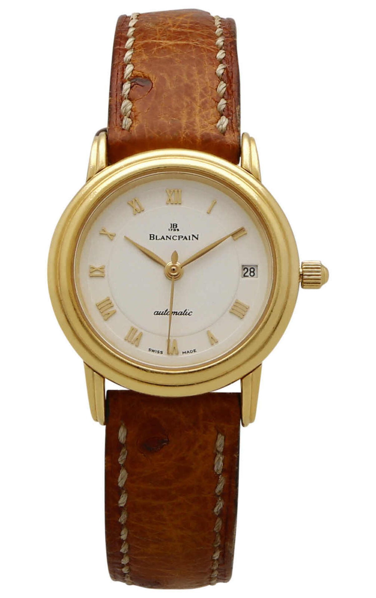 BLANCPAIN Damenarmbanduhr Sportliches Modell in Gelbgold 18K mit Lünette in Gelbgold 18K sowie